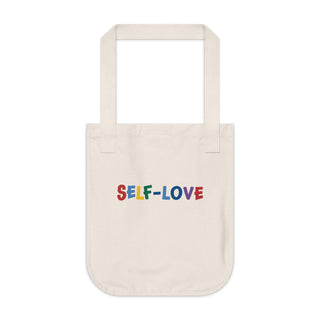 Organic Canvas Tote Bag - Self-Love Design