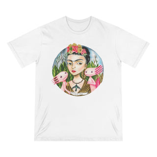 ourAXO X Artist hand drawn by our in-house artist inspired by Frida Kahlo - 100% organic t-shirt.