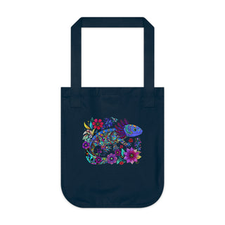 "AXOLOTL BLUE" TOTE BAG - 100% CERTIFIED ORGANIC COTTON