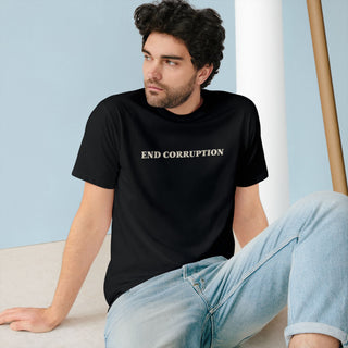 "CORRUPTION" - 100% ORGANIC COTTON