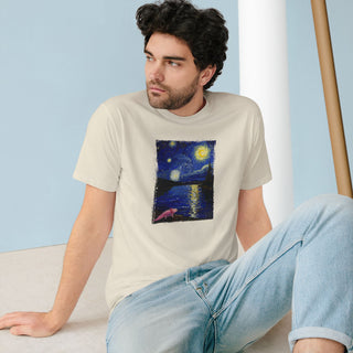AXOLOTL VAN GOGH'S "STARY NIGHT" 100% ORGANIC COTTON