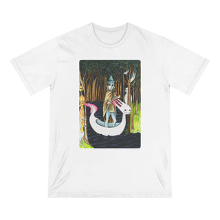 ourAXO x Artist collection hand drawn by our in-house artist inspired by Leonora Carrington - 100% organic t-shirt.