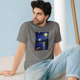 AXOLOTL VAN GOGH'S "STARY NIGHT" 100% ORGANIC COTTON