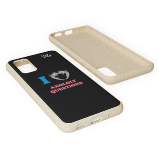 I Love Axolotl Questions phone case