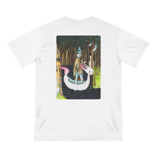 ourAXO X Artist hand drawn by our in-house artist inspired by Leonora Carrington  - 100% organic t-shirt.