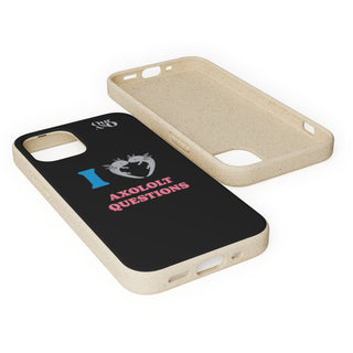 I Love Axolotl Questions phone case