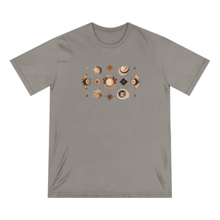 Organic T-shirt Axolotlastrology Fantasy Constellation Sun Positions