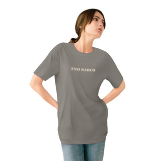 "END NARCO" CAUSE COLLECTION - 100% ORGANIC COTTON T-SHIRT