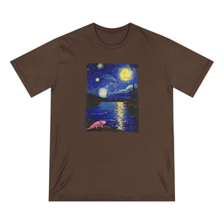 AXOLOTL VAN GOGH'S "STARY NIGHT" 100% ORGANIC COTTON