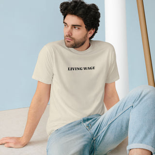 "LIVING WAGE" T-SHIRT: 100% CERTIFIED ORGANIC COTTON