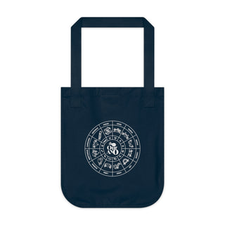 "ACQUARIUS SIGN" TOTE BAG FROM ZODIAC COLLECTION - 100% CERTIFIED ORGANIC COTTON CANVAS