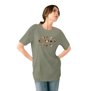 Organic T-shirt Axolotlastrology Fantasy Constellation Sun Positions