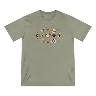 Organic T-shirt Axolotlastrology Fantasy Constellation Sun Positions