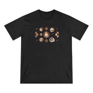 Organic T-shirt Axolotlastrology Fantasy Constellation Sun Positions