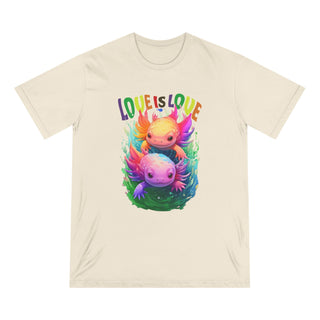 Rainbow Axolotl T-Shirt - Love is Love