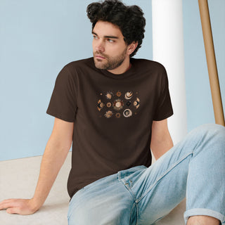 Organic T-shirt Axolotlastrology Fantasy Constellation Sun Positions