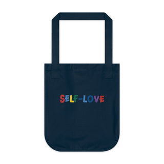 Organic Canvas Tote Bag - Self-Love Design