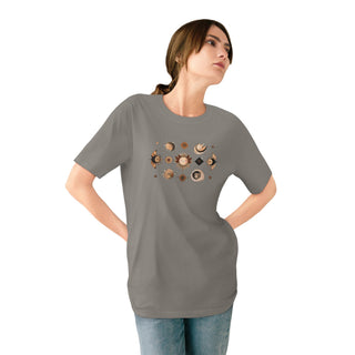 Organic T-shirt Axolotlastrology Fantasy Constellation Sun Positions