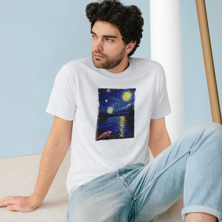 AXOLOTL VAN GOGH'S "STARY NIGHT" 100% ORGANIC COTTON