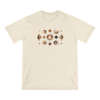 Organic T-shirt Axolotlastrology Fantasy Constellation Sun Positions