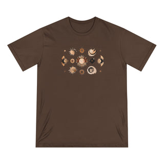 Organic T-shirt Axolotlastrology Fantasy Constellation Sun Positions