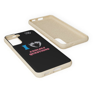 I Love Axolotl Questions phone case