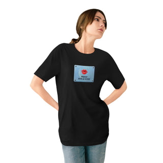 "PRESS KISS ' T-SHIRT - 100% ORGANIC COTTON