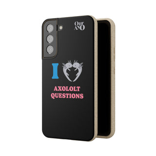 I Love Axolotl Questions phone case