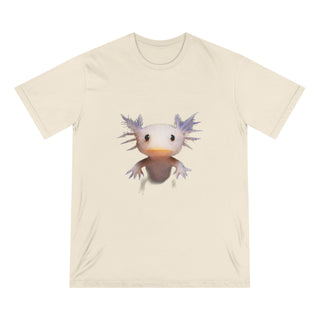"AXOLOTL HAPPY" T-SHIRT: 100% CERTIFIED ORGANIC COTTON