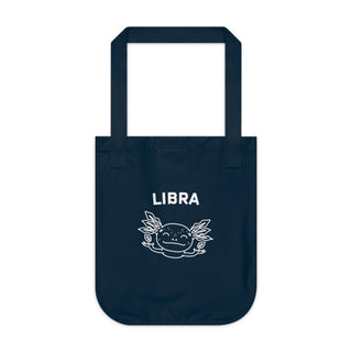 "LIBRA SIGN" TOTE BAG FROM ZODIAC COLLECTION - 100% CERTIFIED ORGANIC COTTON CANVAS