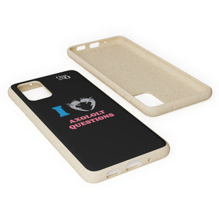 I Love Axolotl Questions phone case
