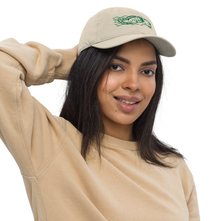 "AQUARIUS SIGN" ZODIAC COLLECTION - 100% CERTIFIED ORGANIC COTTON HAT WITH EMBROIDERY - ouraxo