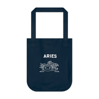 "ARIES SIGN" TOTE BAG FROM ZODIAC COLLECTION - 100% CERTIFIED ORGANIC COTTON - ouraxo