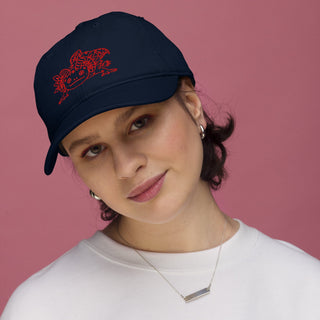 "ARIES SIGN" ZODIAC COLLECTION - 100% CERTIFIED ORGANIC COTTON HAT WITH EMBROIDERY - ouraxo