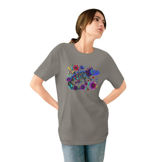 AXOLOTL "BLUE AXIE" T SHIRT 100% ORGANIC COTTON - ouraxo