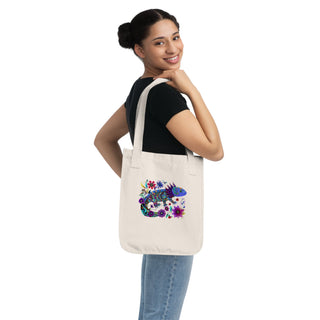 "AXOLOTL BLUE" TOTE BAG - 100% CERTIFIED ORGANIC COTTON - ouraxo