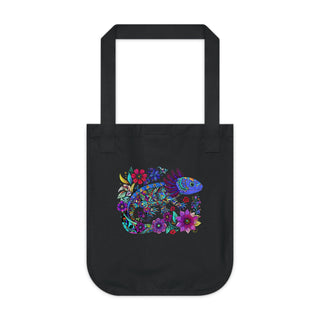 "AXOLOTL BLUE" TOTE BAG - 100% CERTIFIED ORGANIC COTTON - ouraxo