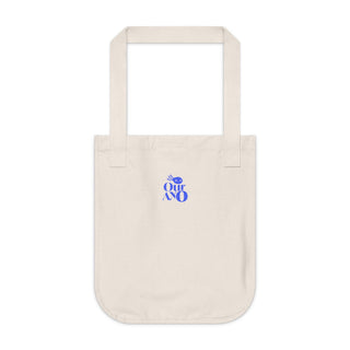 "AXOLOTL BLUE" TOTE BAG - 100% CERTIFIED ORGANIC COTTON - ouraxo