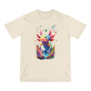 AXOLOTL "BUBBLES" T SHIRT: 100% ORGANIC - ouraxo