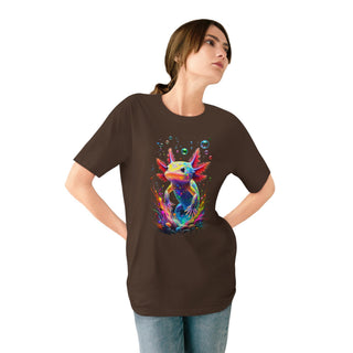 AXOLOTL "BUBBLES" T SHIRT: 100% ORGANIC - ouraxo