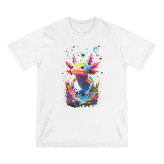 AXOLOTL "BUBBLES" T SHIRT: 100% ORGANIC - ouraxo