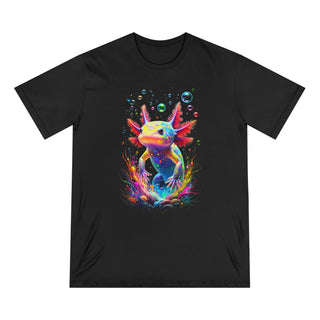 AXOLOTL "BUBBLES" T SHIRT: 100% ORGANIC - ouraxo