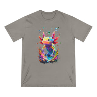 AXOLOTL "BUBBLES" T SHIRT: 100% ORGANIC - ouraxo