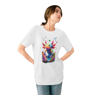 AXOLOTL "BUBBLES" T SHIRT: 100% ORGANIC - ouraxo