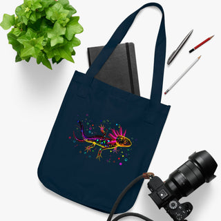 "AXOLOTL DREAM OF" TOTE BAG - 100% CERTIFIED ORGANIC COTTON - ouraxo