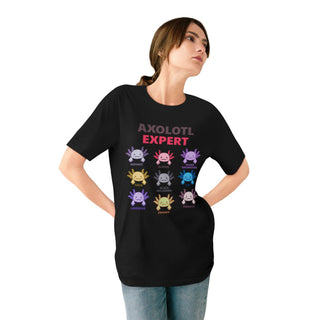 AXOLOTL "EXPERT" T SHIRT 100% ORGANIC COTTON - ouraxo