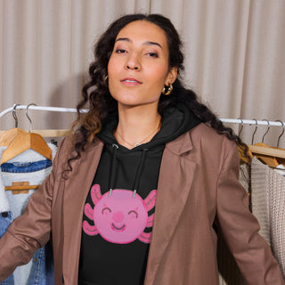 AXOLOTL KAWAII HOODIE ORGANIC COTTON - ouraxo
