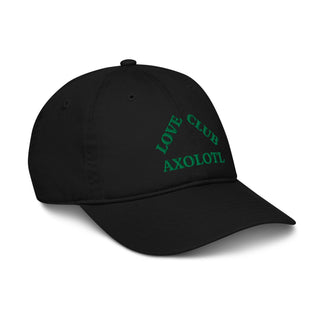 "AXOLOTL LOVE CLUB" HAT ORGANIC COTTON - ouraxo