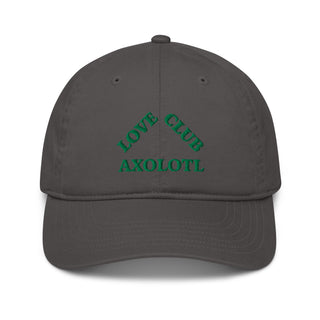 "AXOLOTL LOVE CLUB" HAT ORGANIC COTTON - ouraxo