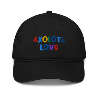 "AXOLOTL LOVE" HAT ORGANIC COTTON - ouraxo